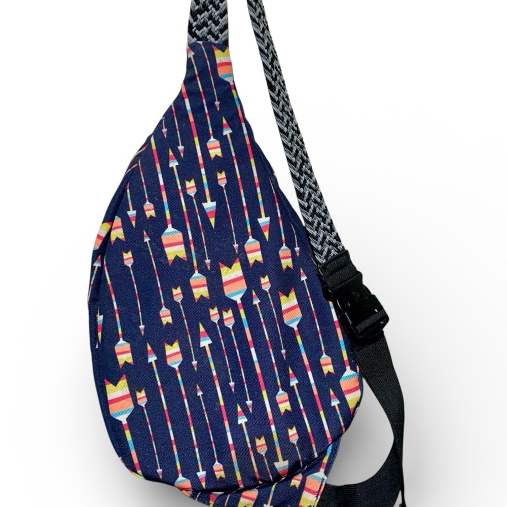 Ambry Nora Sling Crossbody Backpack with Arrow Pattern - Picture 2 of 5